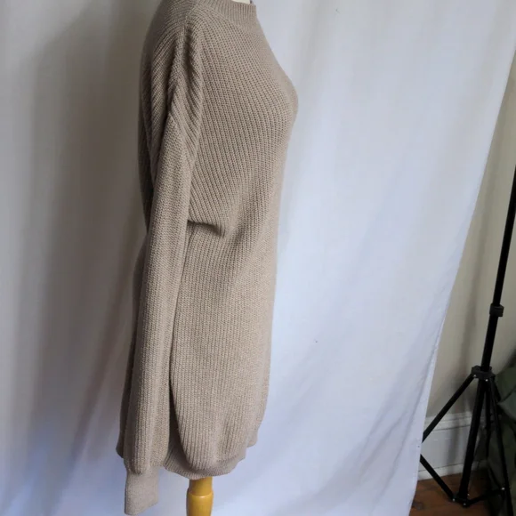 Billie Tan Sweaterdress - Picture 6 of 10